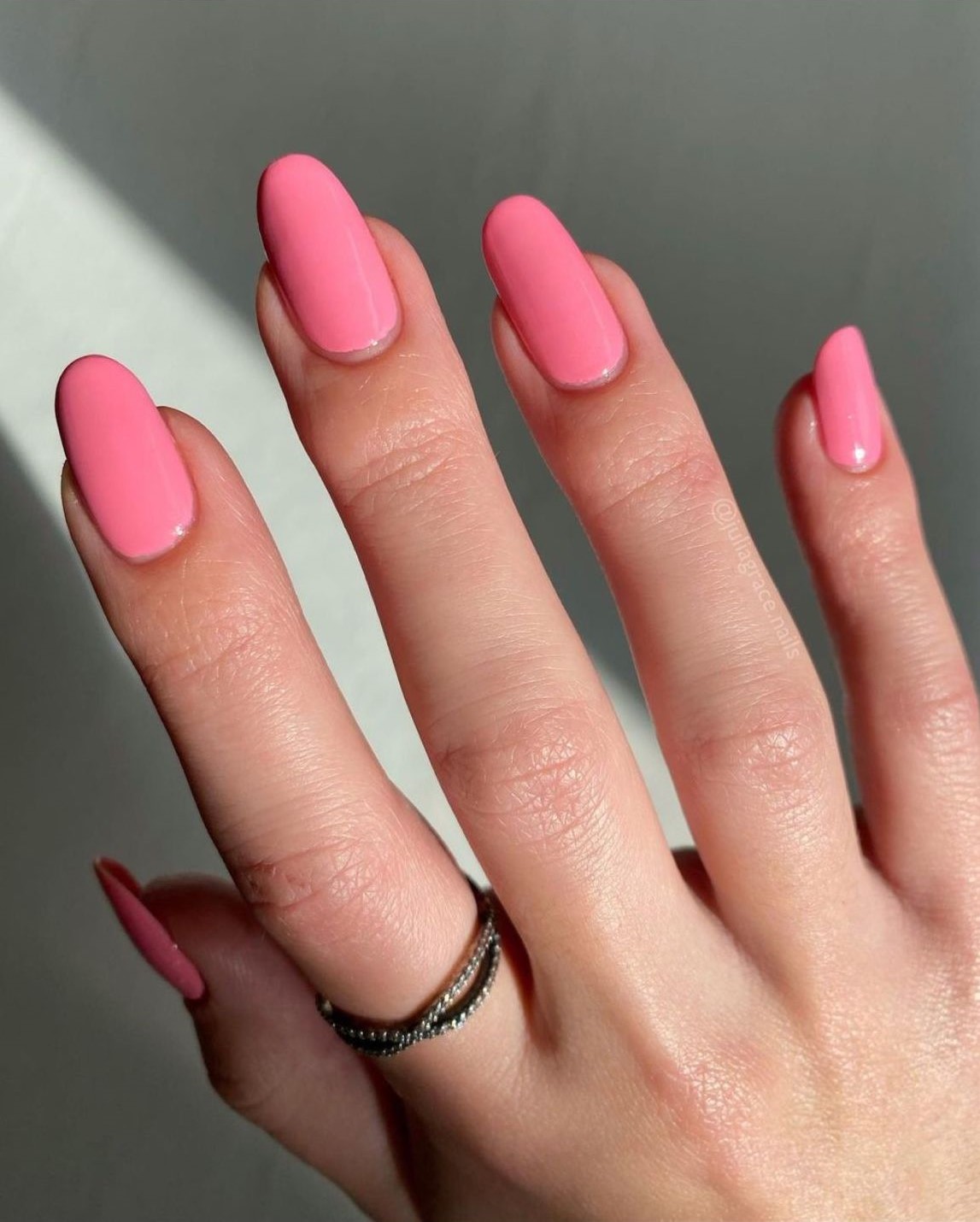 Unghie rosa big babol
