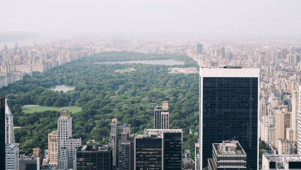 New York vista su Central Park