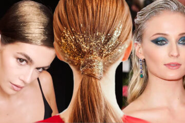 Acconciature donna con lacca nei capelli