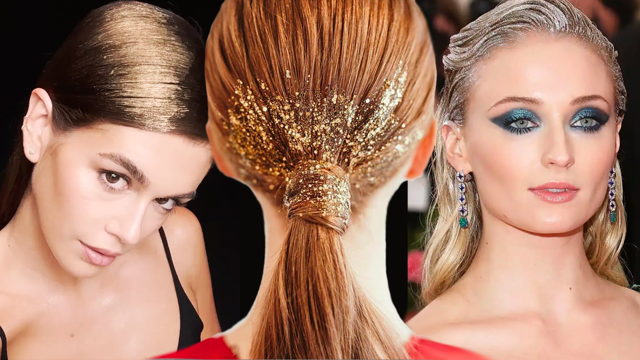 Acconciature donna con lacca nei capelli
