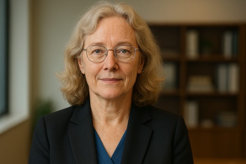 Anita Borg in un ritratto ufficiale come pioniera della tecnologia e attivista per le donne nell’informatica